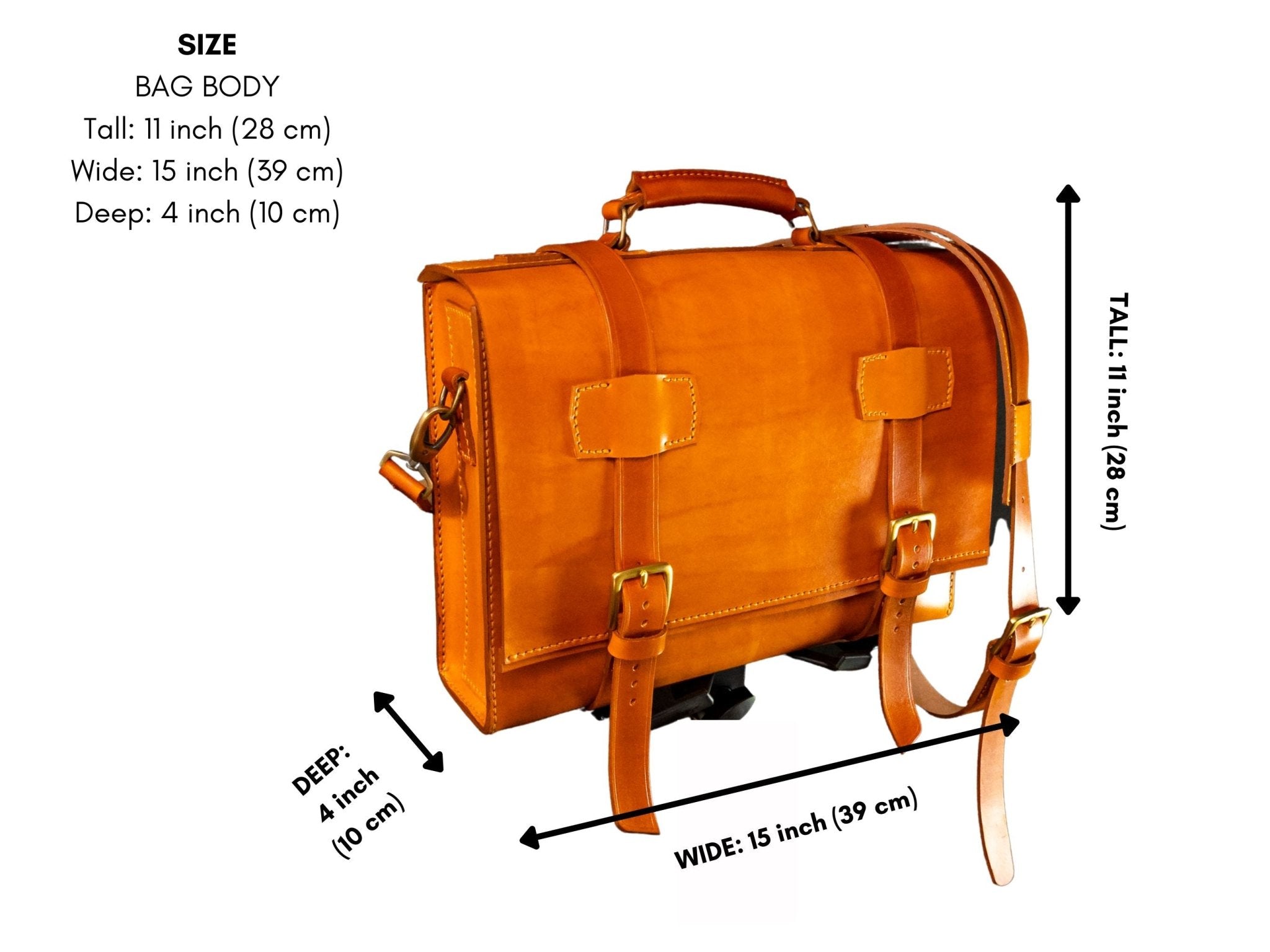 Douglas Leather Briefcase, PDF Pattern and Video PDF pattern VasileandPavel.com 