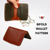 PDF Pattern And Instructional Video for Bifold Wallet No 5 - Vasile and Pavel Leather Patterns