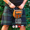 PDF Pattern, Laser DXF File and Instructional Video for McLeod Sporran - Vasile and Pavel Leather Patterns