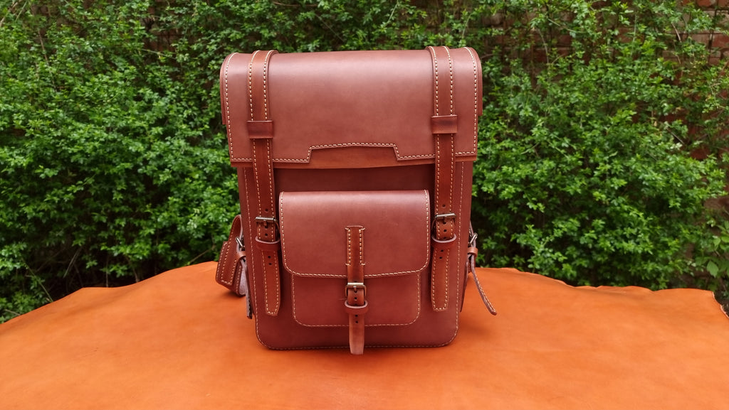 Casual Leather Backpack Template, PDF Pattern & Video Tutorial