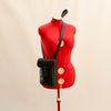  Leather Avery vertical messenger bag - PDF pattern + DXF + Video by Vasile and Pavel - on the mannequin