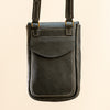  Leather Avery vertical messenger bag - PDF pattern + DXF + Video by Vasile and Pavel - back view - back pocket