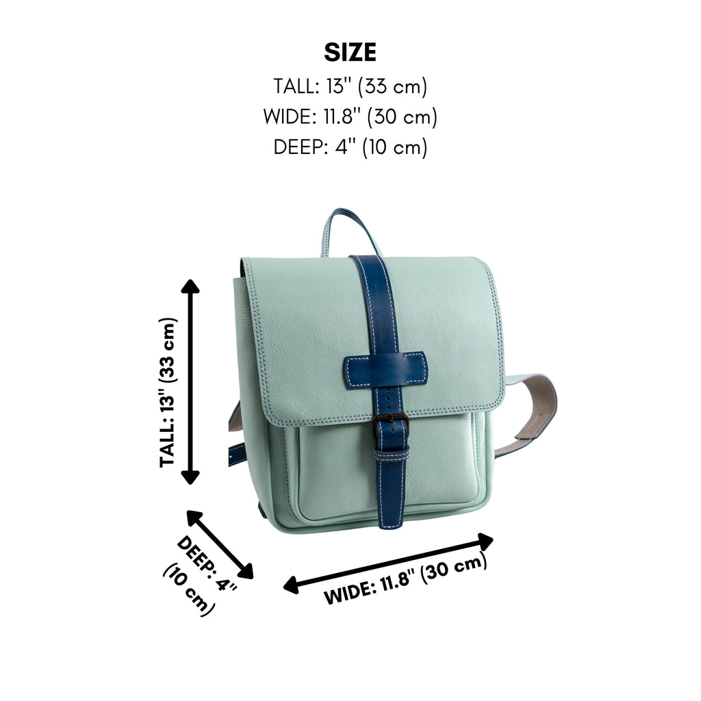 backpack template pdf leather Azure Pattern + DXF | Backpack | Hand Stitch or Machine Sew Color:Glow Barbie Tsunami Tsunami SaltX II callout:AllFullPrice