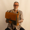 Photo of the Bellamy Messenger Bag made with the PDF Pattern, DXF and Instructional Video for Bellamy Messenger Bag designed by Vasile and Pavel