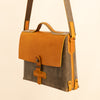 Photo of the Bellamy Messenger Bag made with the PDF Pattern, DXF and Instructional Video for Bellamy Messenger Bag designed by Vasile and Pavel