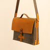 Photo of the Bellamy Messenger Bag made with the PDF Pattern, DXF and Instructional Video for Bellamy Messenger Bag designed by Vasile and Pavel