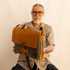 Photo of the Bellamy Messenger Bag made with the PDF Pattern, DXF and Instructional Video for Bellamy Messenger Bag designed by Vasile and Pavel