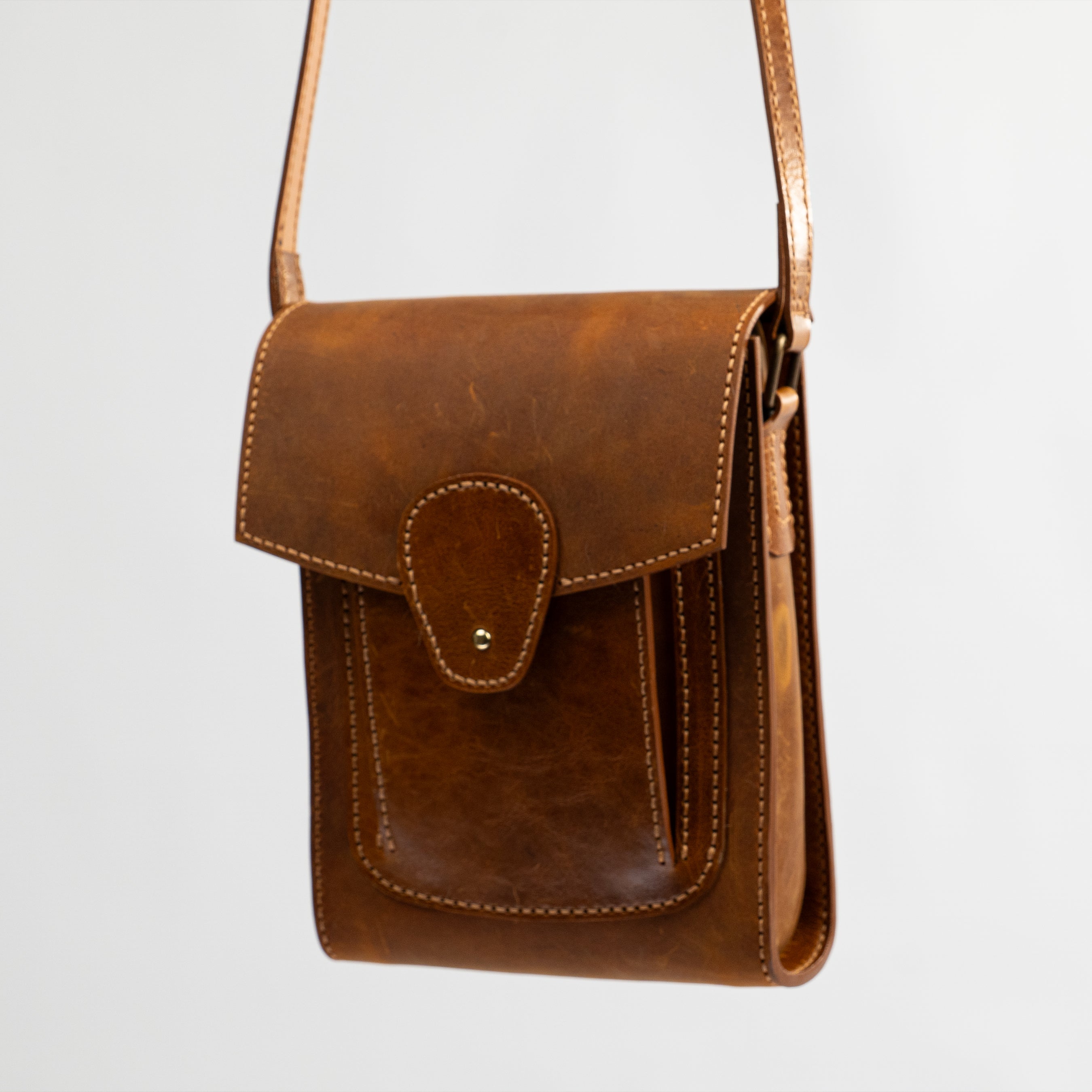 Leather Crossbody Bag Pattern PDF + DXF | Cooper Bag | Vasile and Pavel ...
