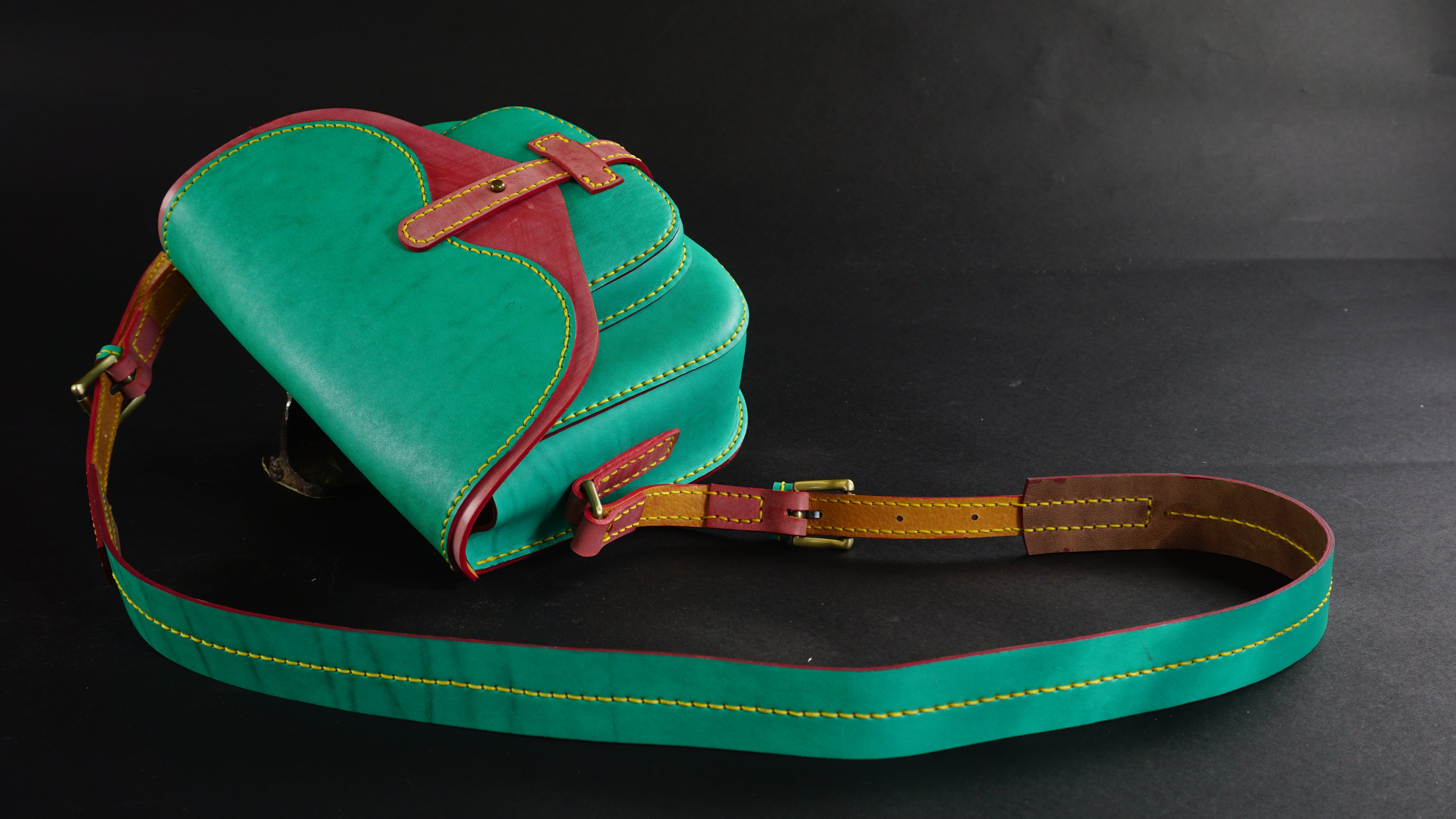 PDF + VIDEO + DXF Patti Crossbody Leather Bag