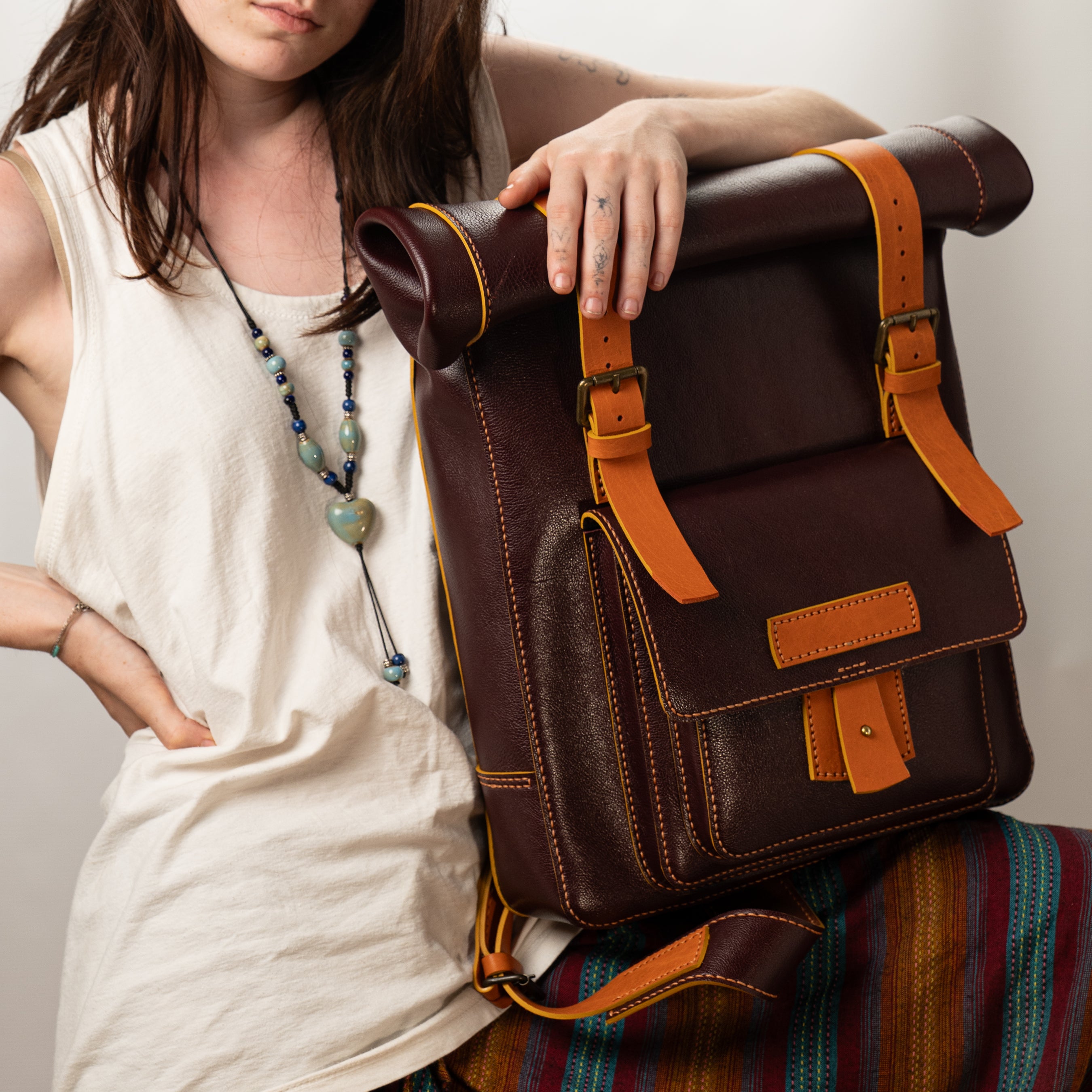 PDF Pattern, DXF and Instructional Video for Driftwood Rolltop Backpack