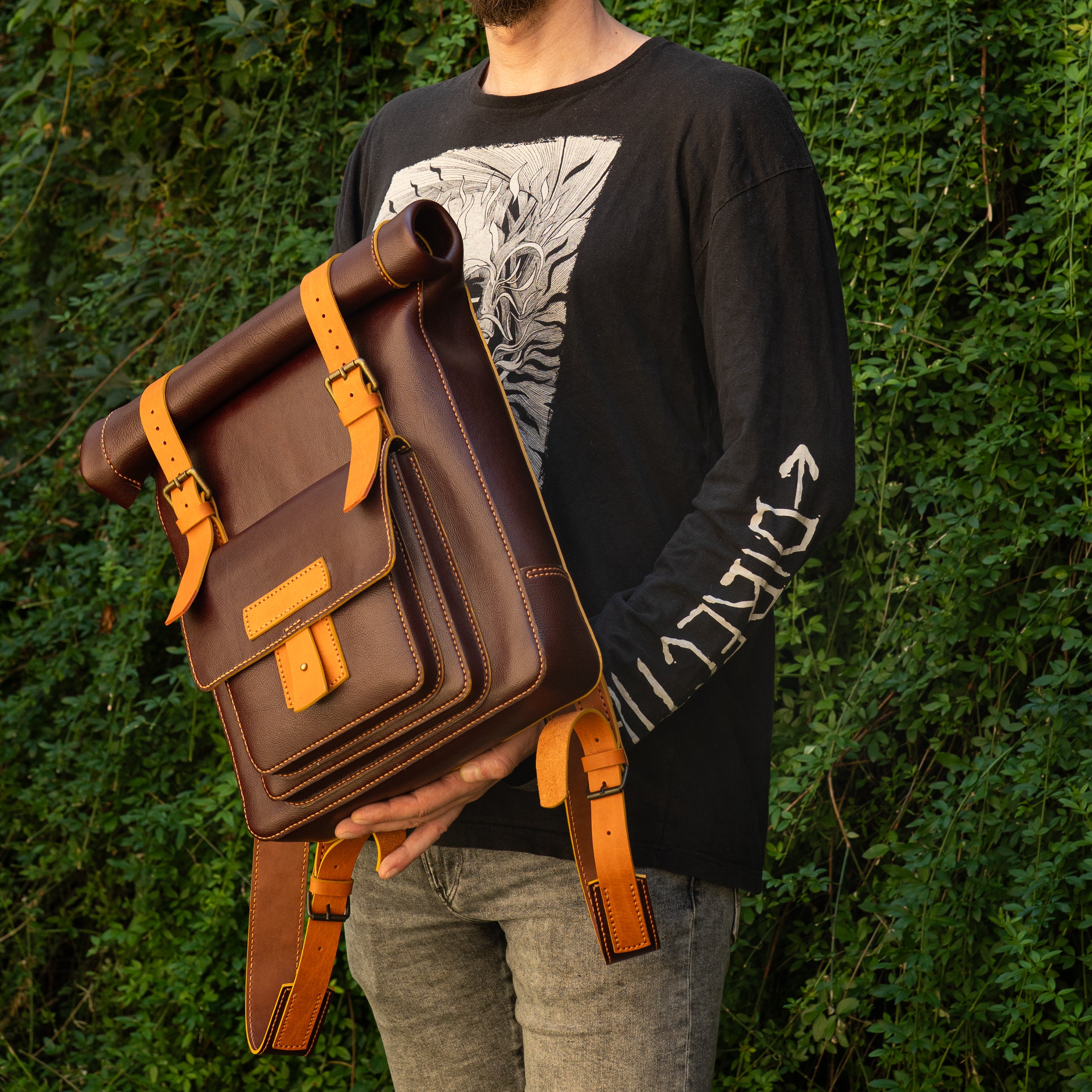 PDF Pattern, DXF and Instructional Video for Driftwood Rolltop Backpack