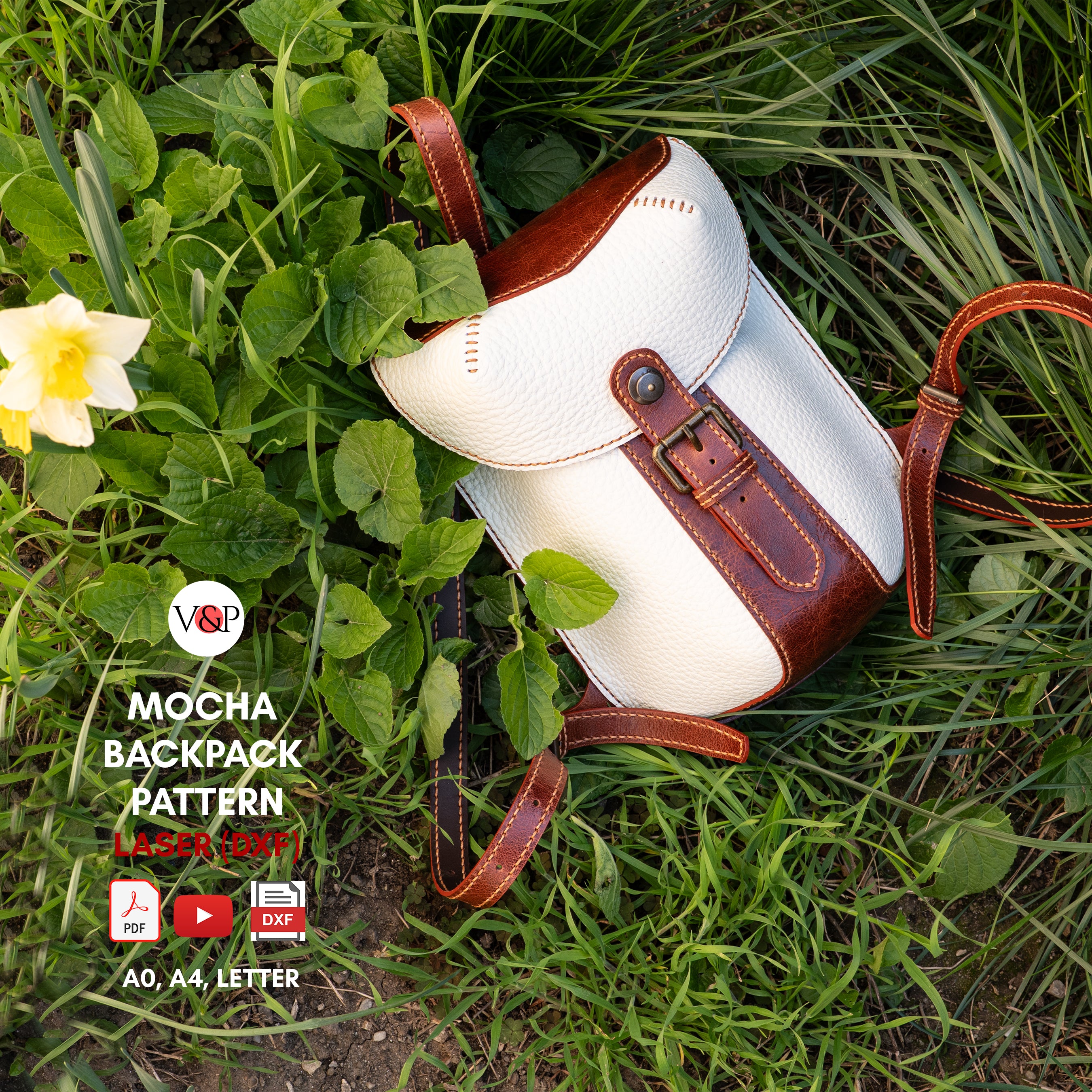 Mocha Backpack Pattern | PDF + DXF +Video Tutorial | Vasile and Pavel ...