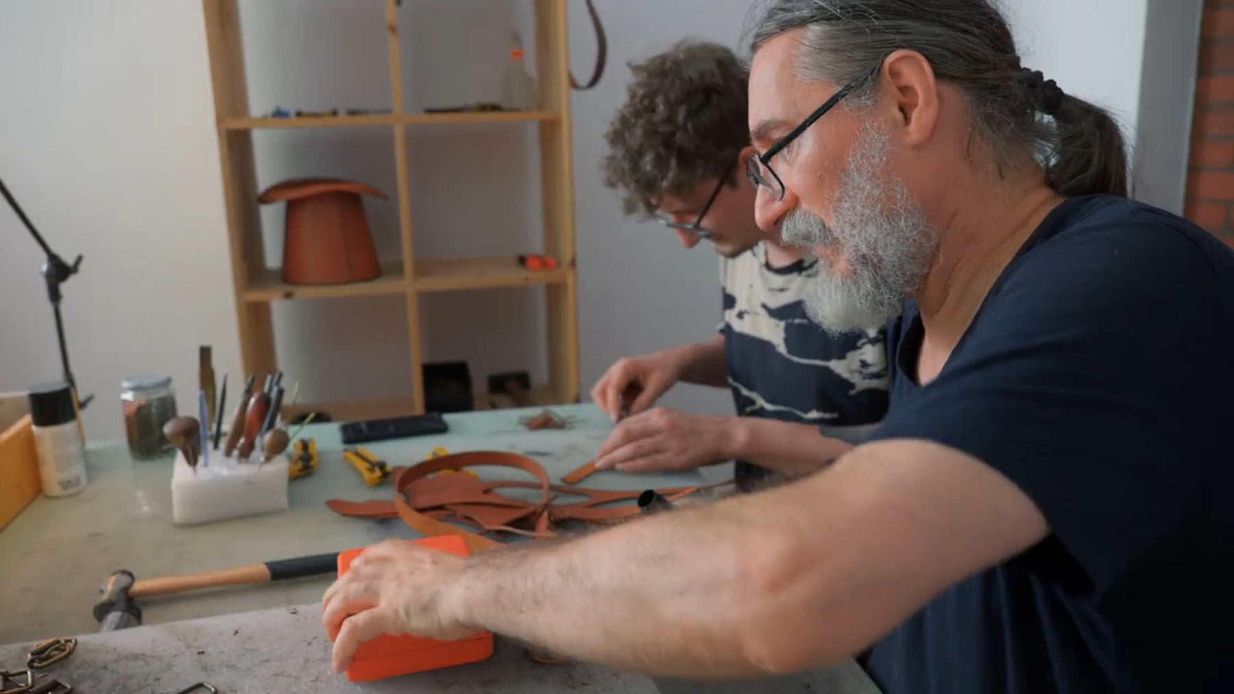 Vasile and Pavel leather patterns