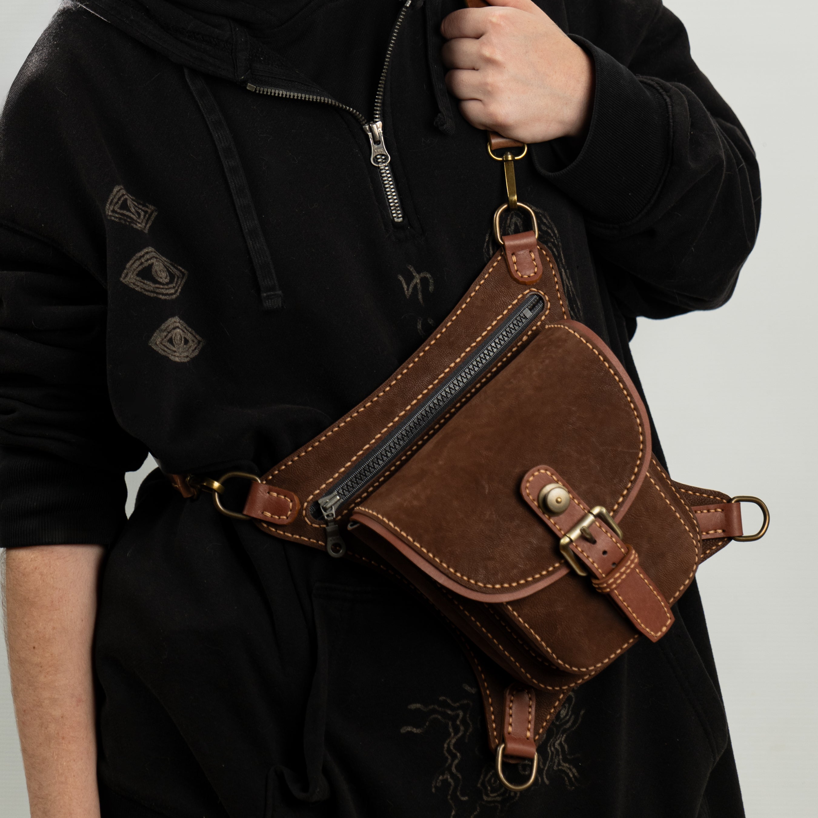 PDF Pattern + DXF + Video for Silo Hip Bag