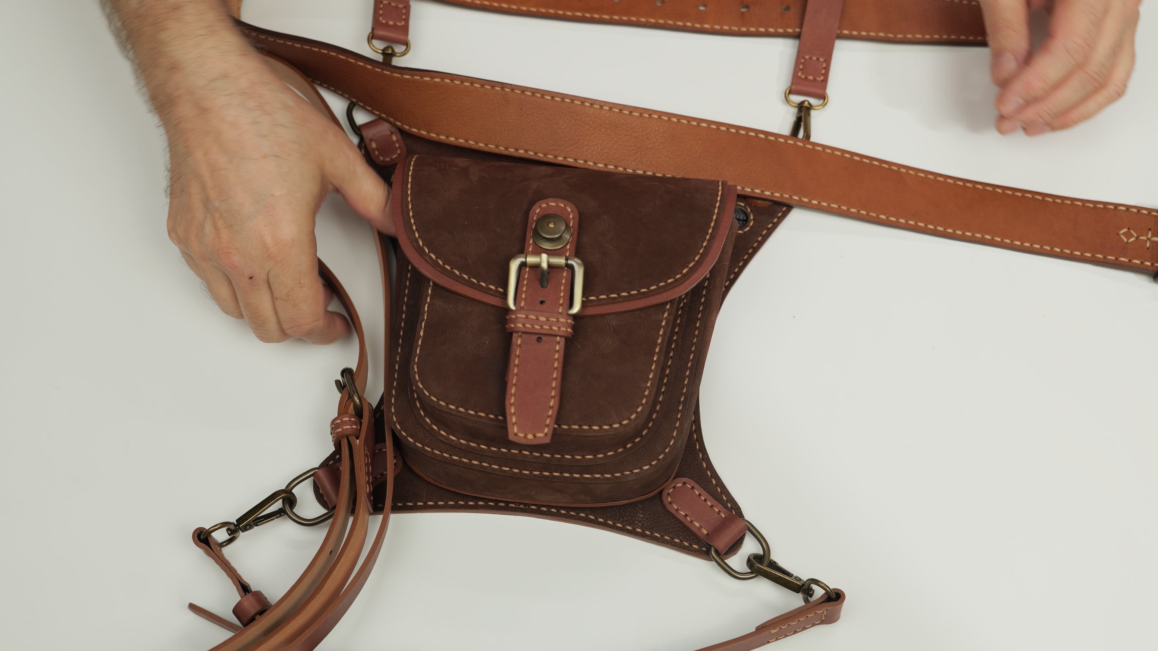 PDF Pattern + DXF + Video for Silo Hip Bag