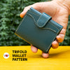 Trifold Wallet, PDF Pattern And Instructional Video by Vasile and Pavel