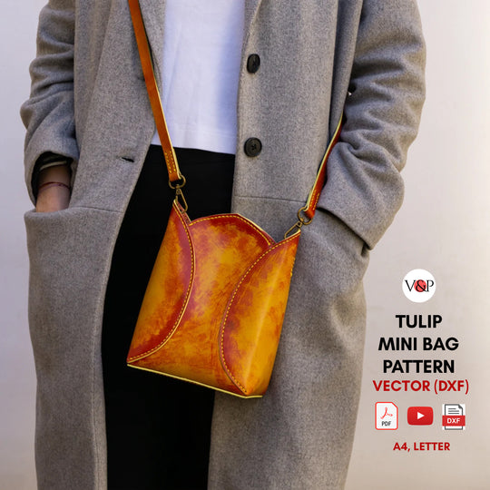 Tulip Mini Bag PDF Pattern by Vasile and Pavel