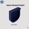 Leather Bag with 3D Printed Molded Pockets, STL+PDF Pattern, Video Tutorial