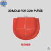 Hip Bag Pattern, Leather DIY, PDF Download, Video Tutorial, Bag Pattern, 3D Printed Molds, STL + Pdf