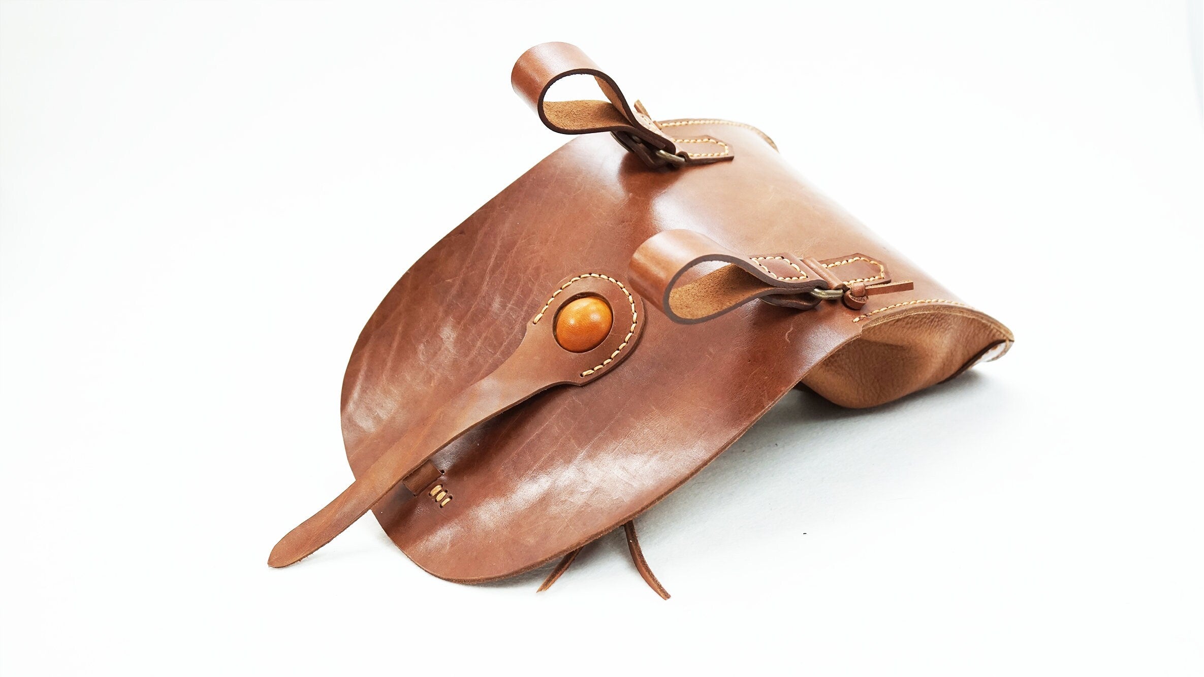 Leather Pouch Pattern, Crossbody Bag | Digital STL+Pdf File | Hip Bag, Leather PDF Pattern & Instructional Video