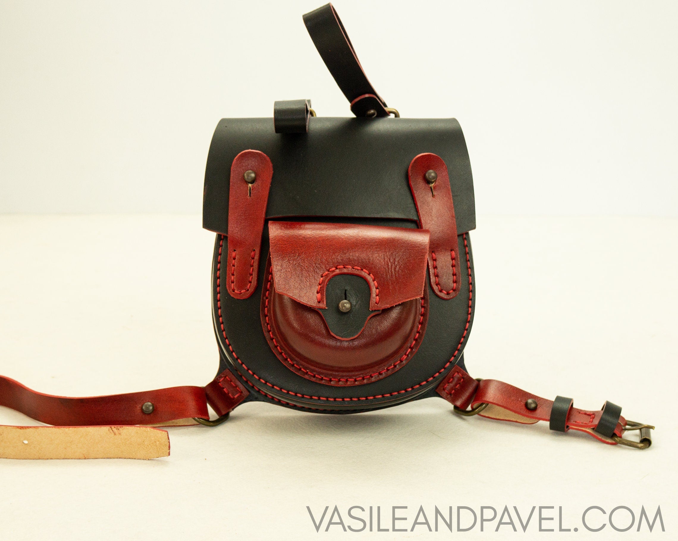 Hip Bag Pattern, Leather DIY, PDF Download, Video Tutorial, Bag Pattern, 3D Printed Molds, STL + Pdf