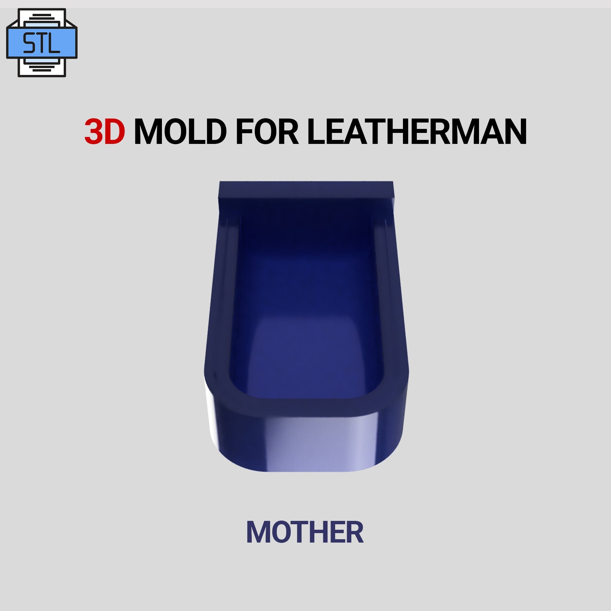 Sheath for Multitool PDF Pattern with 3D Printed Molds by Vasile and Pavel