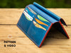 Long Wallet No 4 PDF Pattern with 3D Printed Molds, Valentine's Wallet