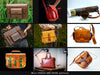 Ella Vintage Bag Pattern, Leather Handbag, Crossbody Bag, 3D Printed Molds, STL, PDF Pattern and Instructional Video by Vasile and Pavel
