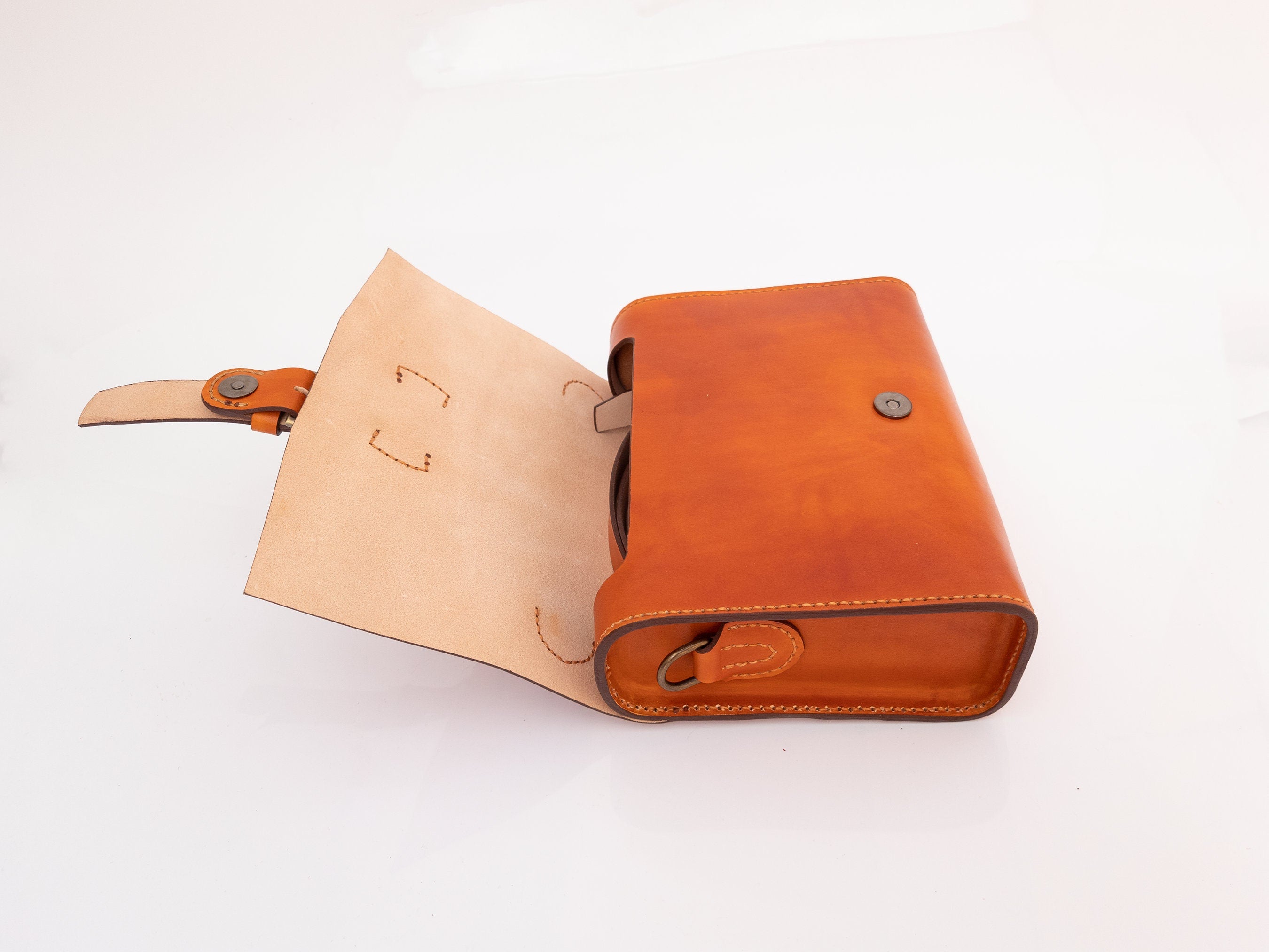 Ella Vintage Bag Pattern, Leather Handbag, Crossbody Bag, 3D Printed Molds, STL, PDF Pattern and Instructional Video by Vasile and Pavel