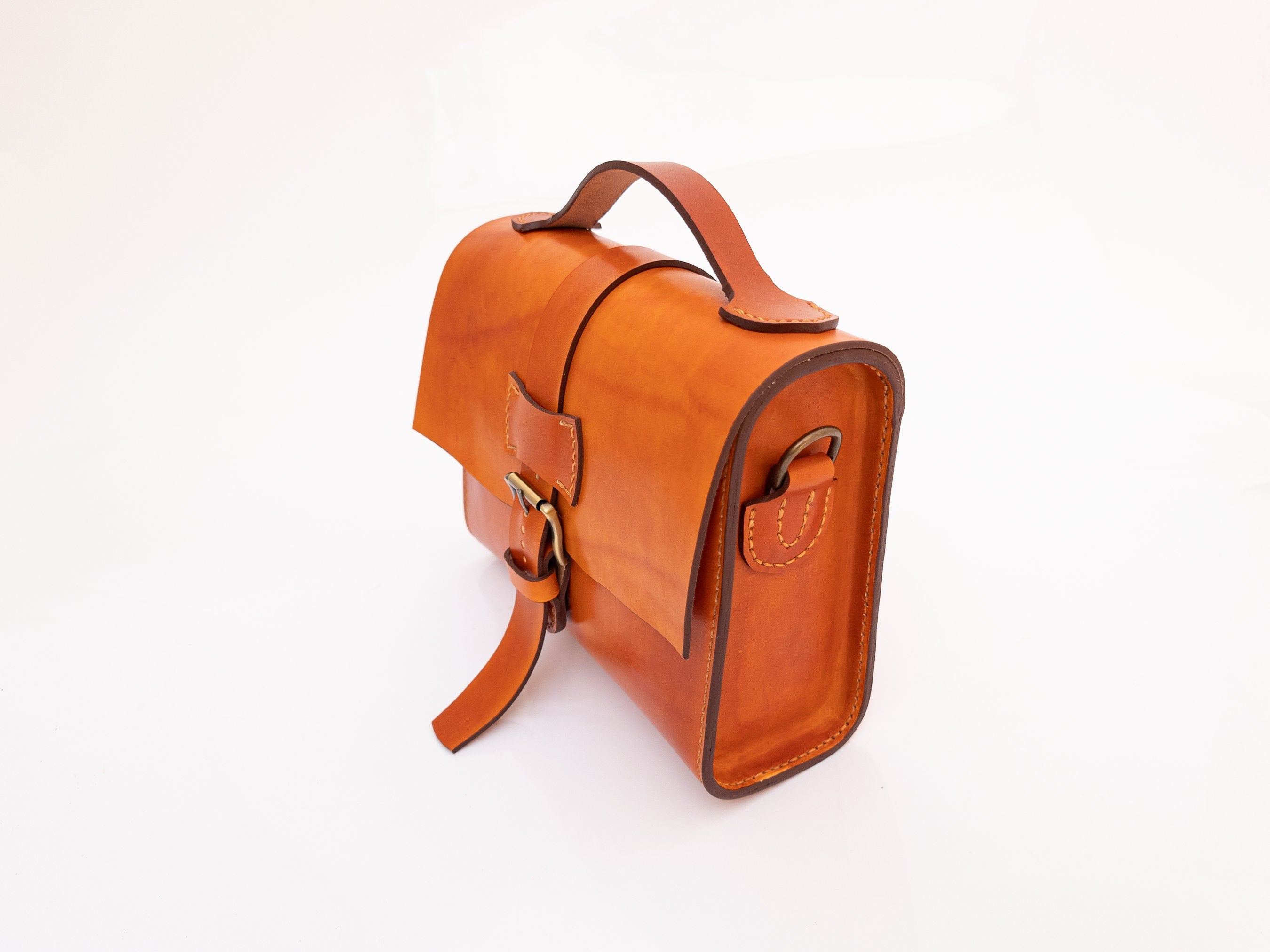Ella Vintage Bag Pattern, Leather Handbag, Crossbody Bag, 3D Printed Molds, STL, PDF Pattern and Instructional Video by Vasile and Pavel