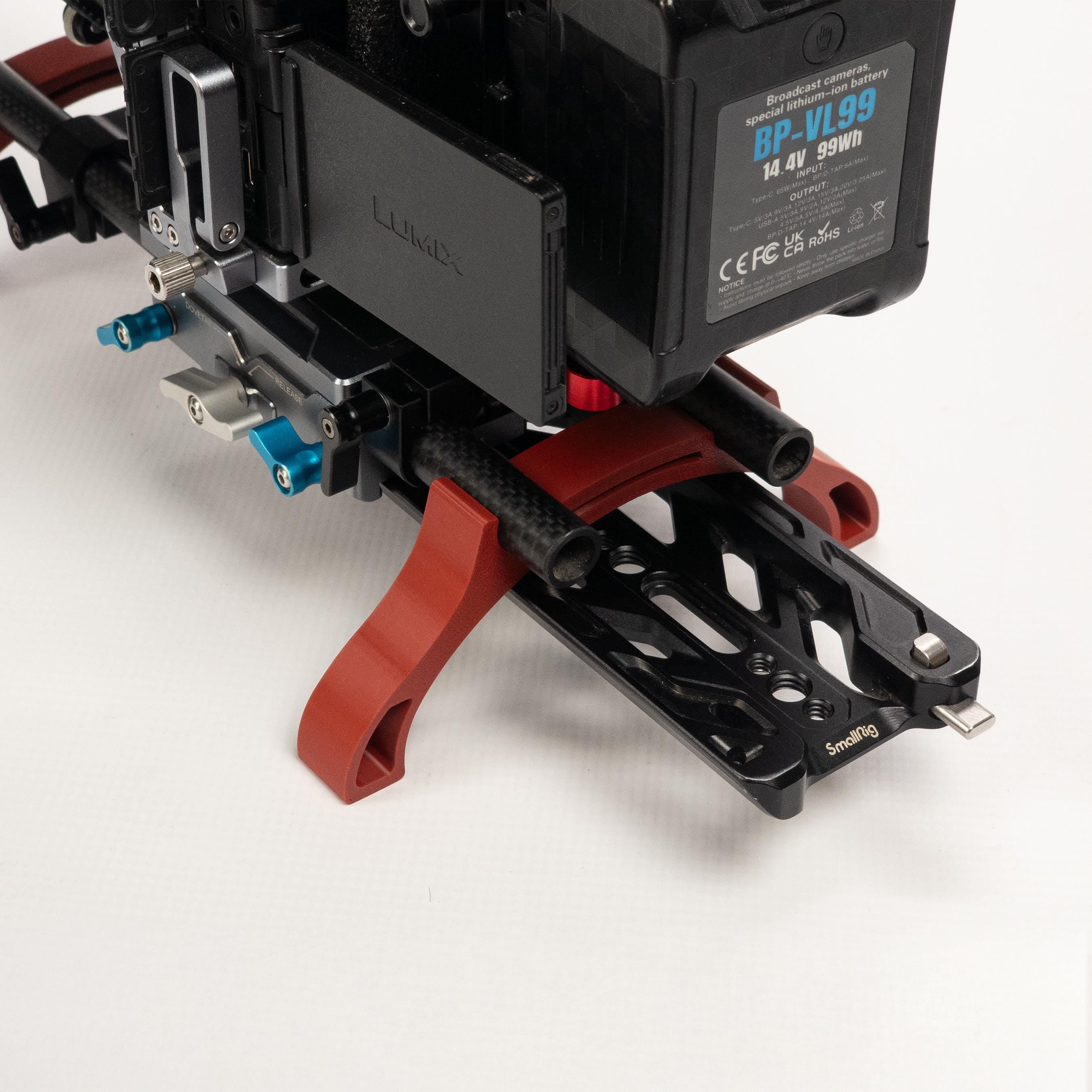 STL 3D Print File for 15 mm Rod Legs, Legs for Camera Rigging, Legs for 15 mm Rods Rig, Legs for Camera Rig, by Vasile and Pavel