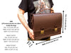 Logan Briefcase PDF Pattern, Laser Cut File (DXF) and Instructional Video - Vasile and Pavel Leather Patterns