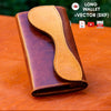 Long Wallet No 2, Vector for Laser PDF Pattern and Instructional Video by Vasile and Pavel - Vasile and Pavel Leather Patterns