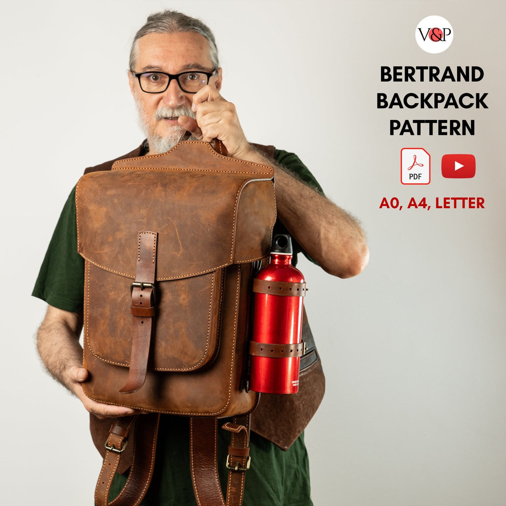 PDF Pattern, DXF and Instructional Video for Bertrand Backpack