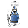 PDF Pattern and Instructional Video for Cobalt Mini Bucket Backpack - Vasile and Pavel Leather Patterns