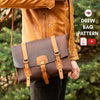 PDF Pattern and Instructional Video for Drew Bag - Vasile and Pavel Leather Patterns