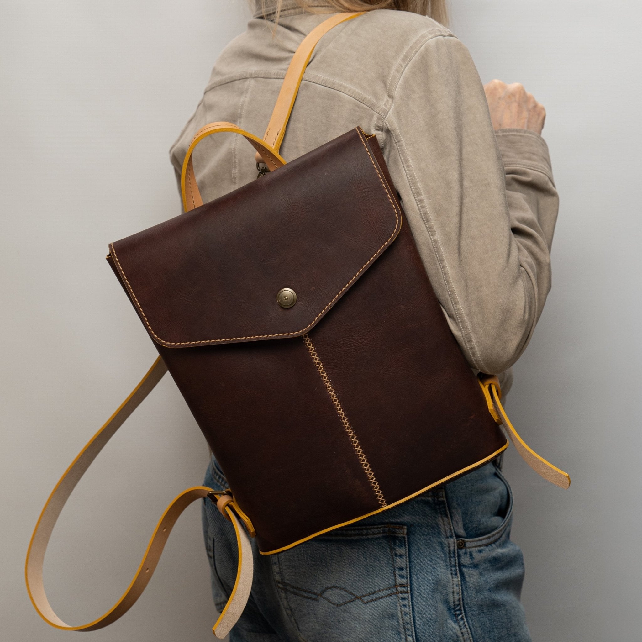 PDF Pattern and Instructional Video for Finn Backpack - Vasile and Pavel Leather Patterns