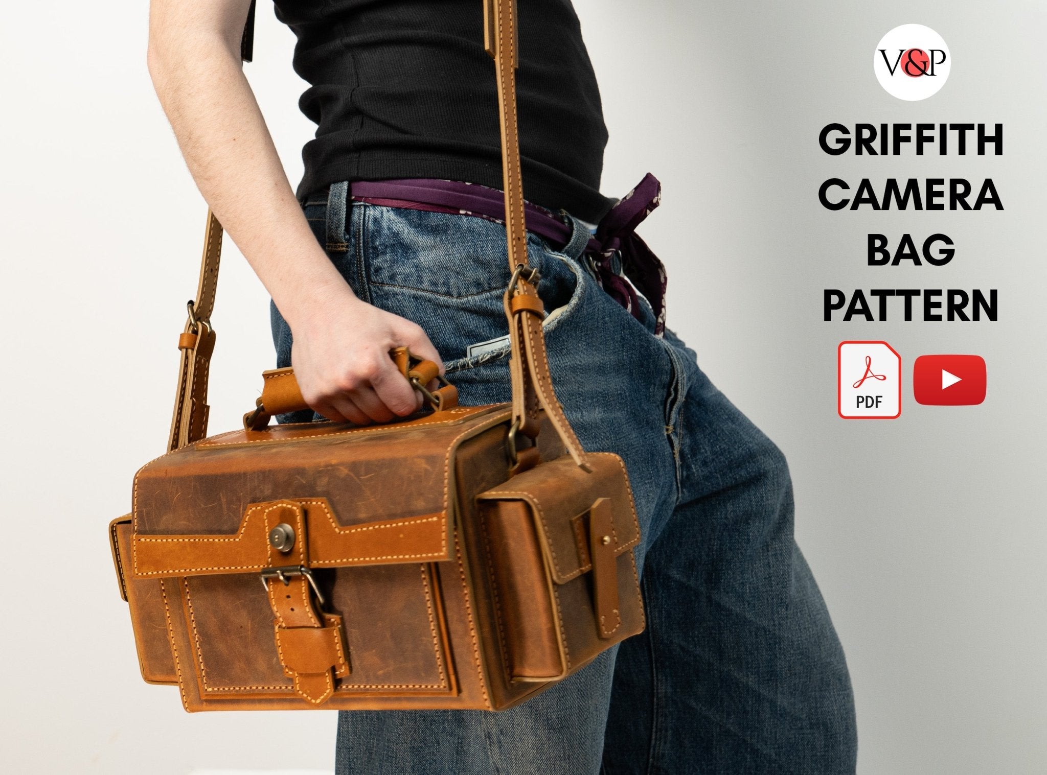 PDF Pattern and Instructional Video for Griffith Camera Bag