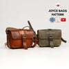 PDF Pattern and Instructional Video for Joyce Bags - Vasile and Pavel Leather Patterns