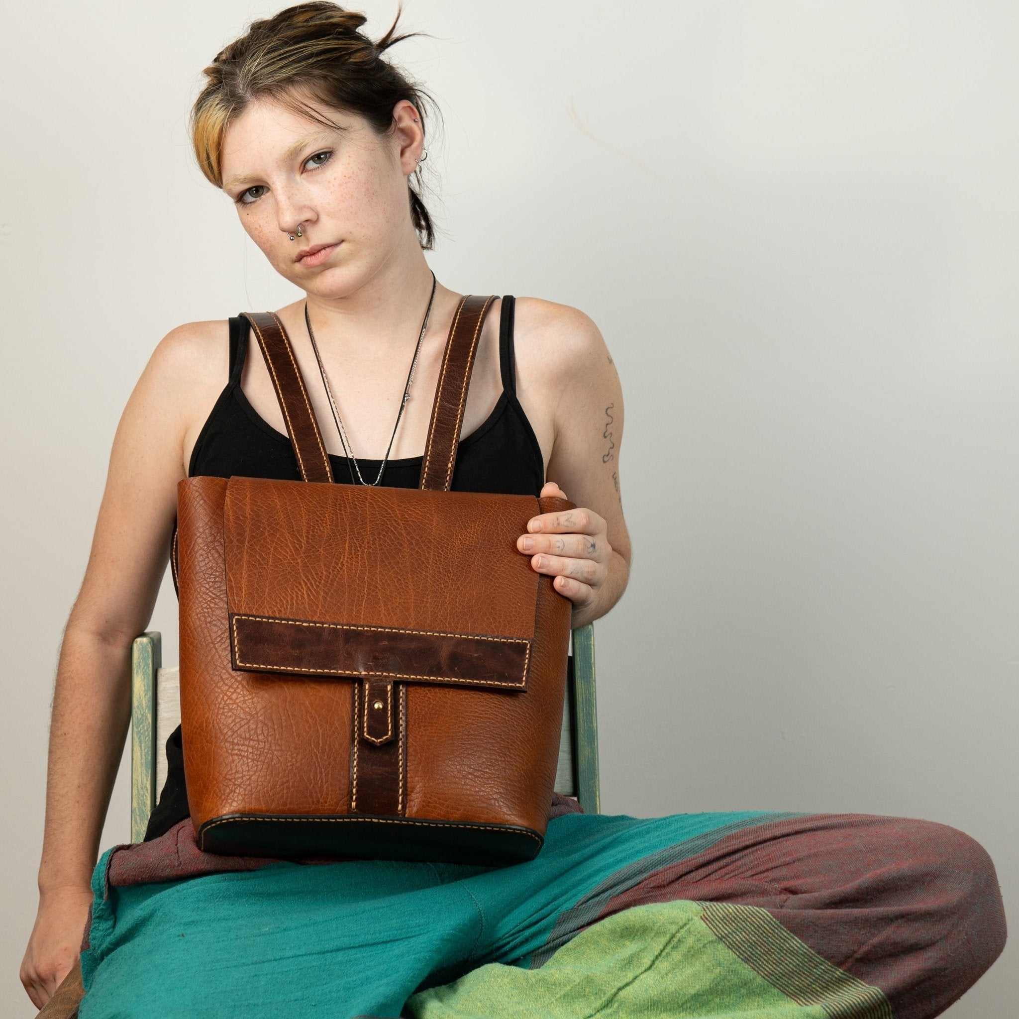 PDF Pattern and Instructional Video for Monty Bag & Backpack - Vasile and Pavel Leather Patterns