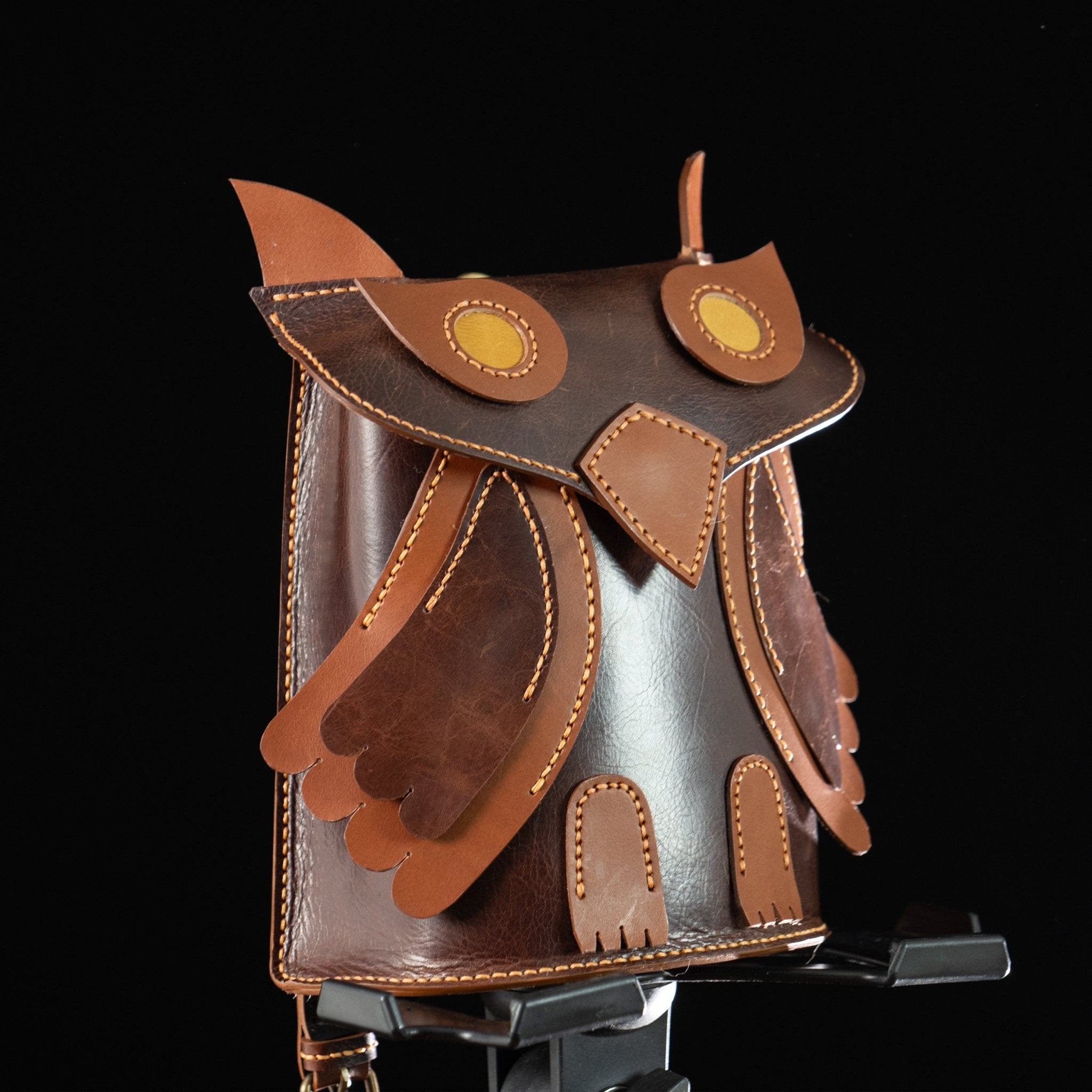 PDF Pattern, DXF and Instructional Video for Owl Backpack - Vasile and Pavel Leather Patterns