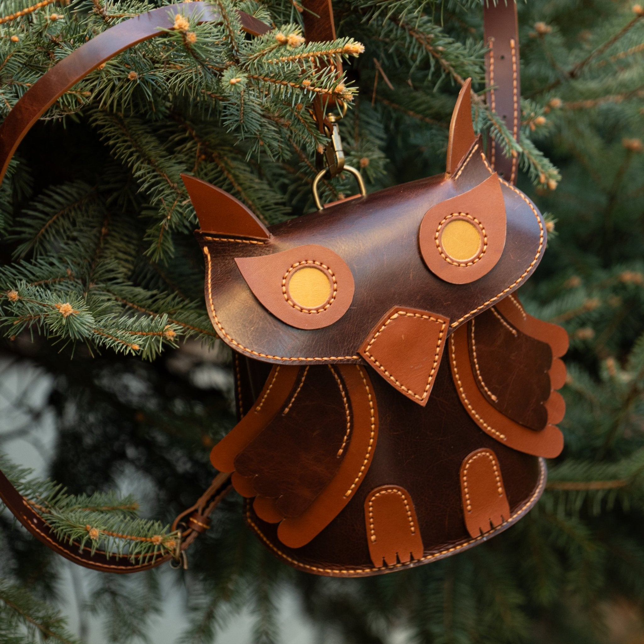 claire's backpack leather owl PDF Pattern, DXF and Instructional Video for Owl Backpack – Vasile and Pavel Leather Patterns