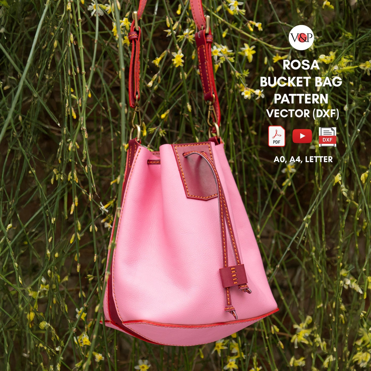 PDF Pattern, DXF and Instructional Video for Rosa Bucket Bag – Vasile ...