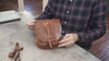Leather Pouch Pattern, Crossbody Bag | Digital STL+Pdf File | Hip Bag, Leather PDF Pattern & Instructional Video