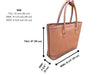 Emma Leather Tote Bag Pattern, PDF Pattern and Video Instructions PDF pattern VasileandPavel.com 