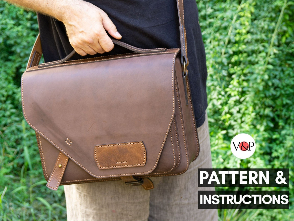 Asymmetrical Messenger Bag PDF Pattern, Photo Instructions and Video P ...