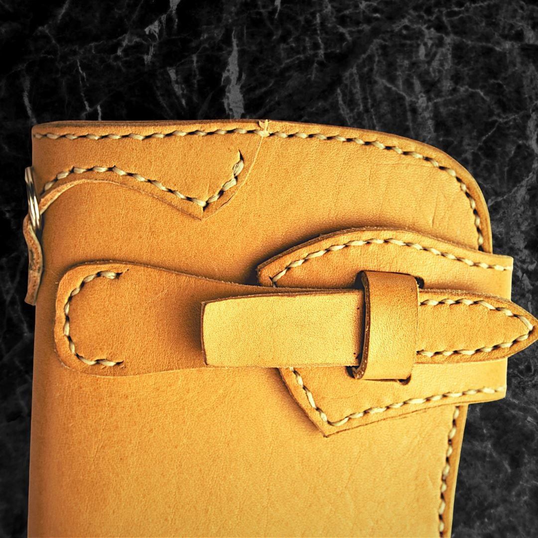 Biker Wallet, Bifold with Zipper and Chain Ring, PDF Pattern Instructional Video by Vasile and Pavel