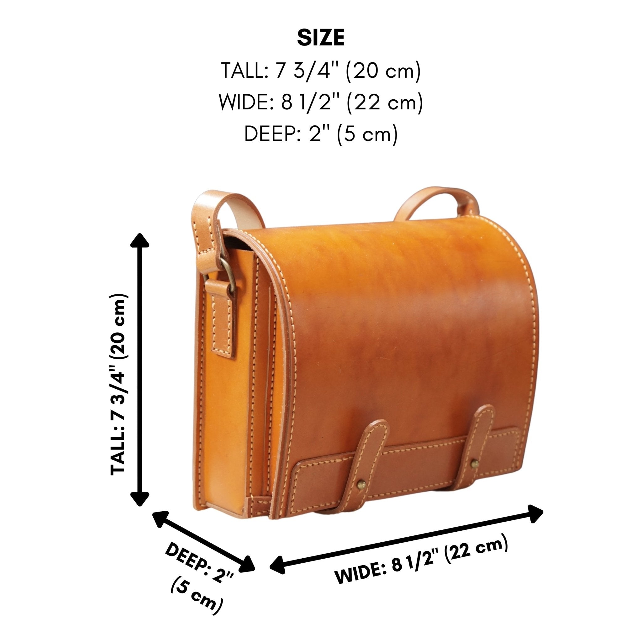 Columbo Leather Satchel, PDF Pattern and Instructional Video by Vasile and Pavel - Vasile and Pavel Leather Patterns