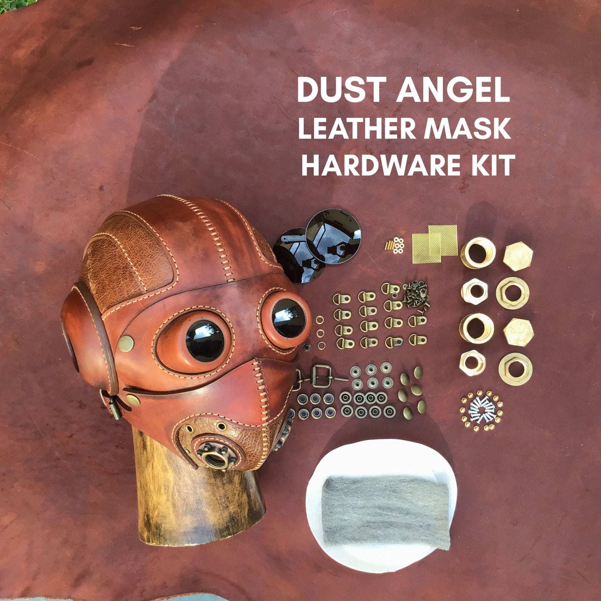 Pdf Dust Mask Pattern Dust Angel Steampunk Leather Mask PDF Pattern and Instructional Video ...