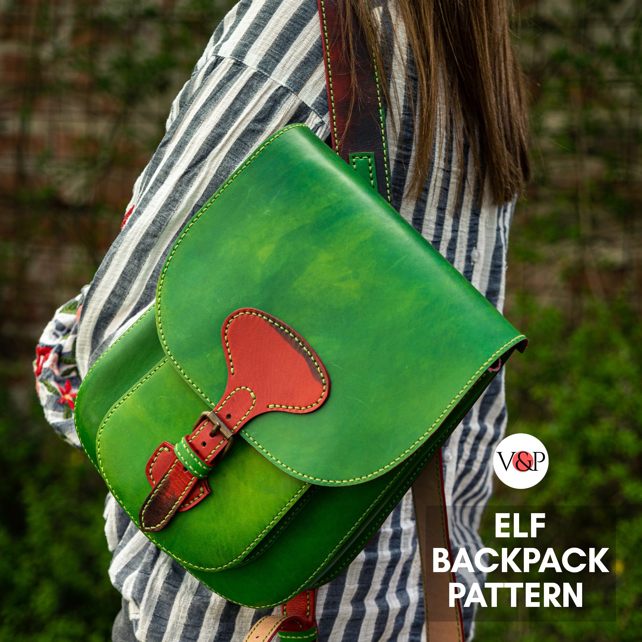 Elf Backpack, PDF Pattern and Instructional Video by Vasile and Pavel - Vasile and Pavel Leather Patterns